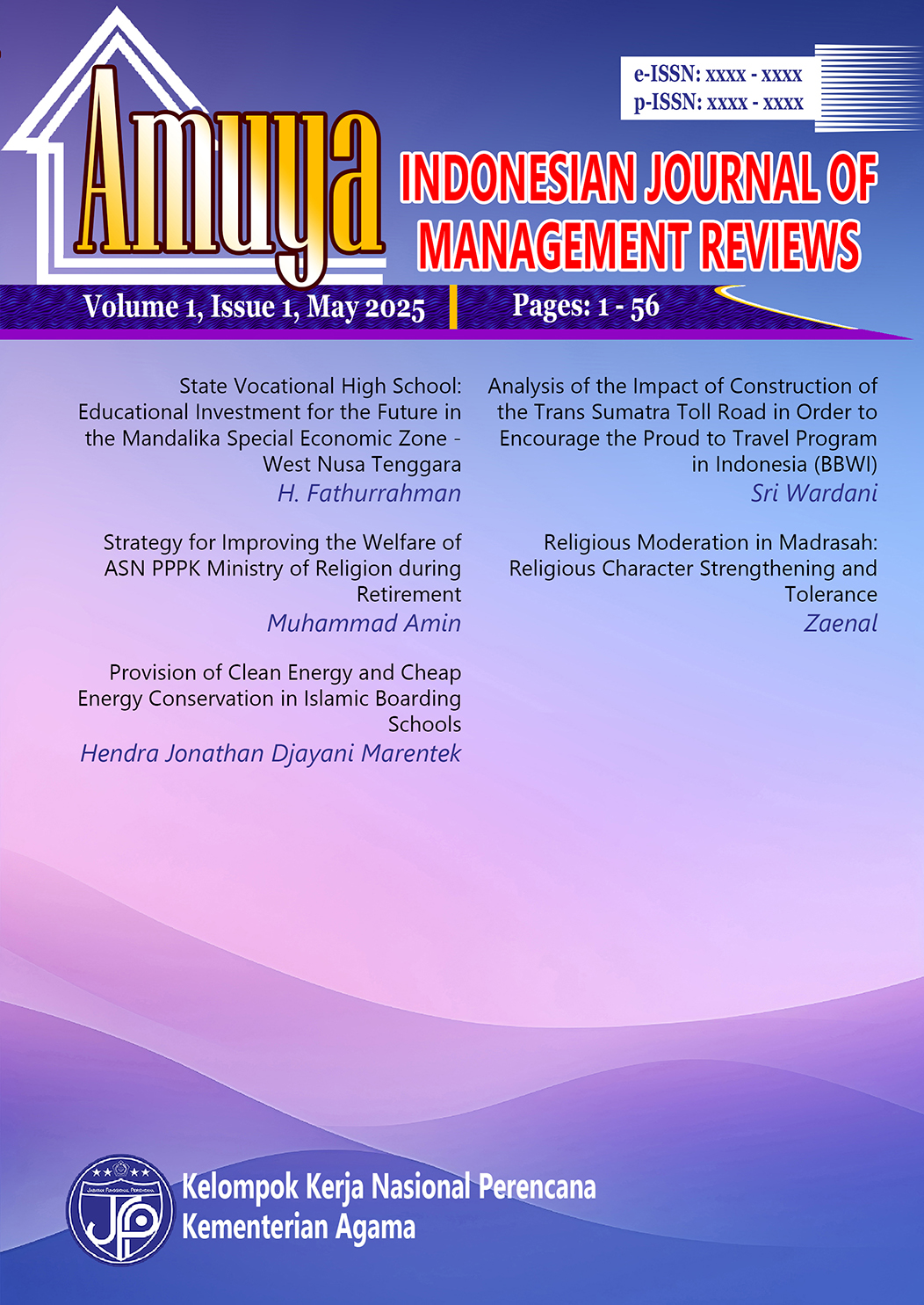 View Vol. 1 No. 1 (2025): AMUYA: Indonesian Journal of Management Reviews